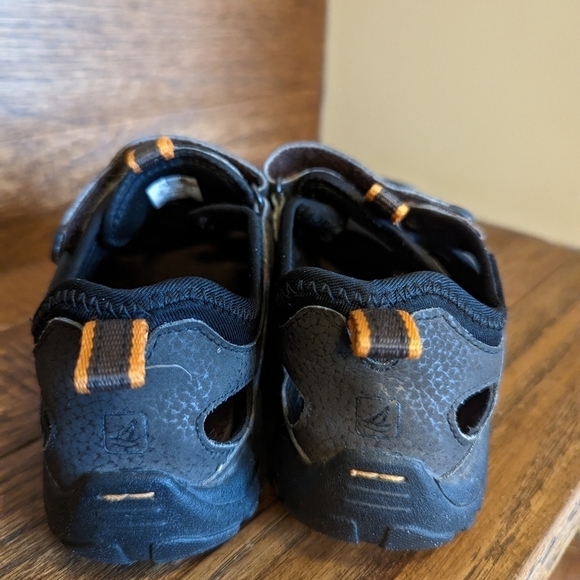 Waterproof Leather Sperry top sider Boy's Top Sider Lagoon Sandals kids Size 1 - Picture 4 of 6